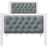  Krevetna konstrukcija s uzglavljem Svijetlo siva 80 x 200 cm Bijela | Shoptok.si