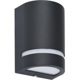  Vanjske zidne svjetiljke 2 kom 35 W crne poluokrugle | shoptok.hr