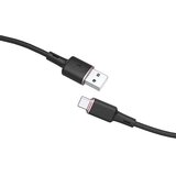 Acefast kabel USB A na Type C 3A C2-04 silikonski 120 cm crni | shoptok.hr