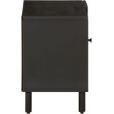 TV ormarić crni 80 x 31 x 46 cm od masivnog drva manga | shoptok.hr