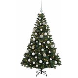  Umjetno božićno drvce s kuglicama 150 cm 150 LED lampica Slike