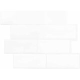  Subway pločica 10 pcs Bijela 29 x 21 cm Poliuretan i PET | shoptok.hr