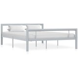  Okvir za krevet sivo-bijeli metalni 120 x 200 cm | shoptok.hr