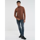 Big Star Man's Turtleneck Sweater 160997 Wool-803 cene