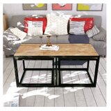 Hanah home Gigante set klub stolova, 3 dijela, hrast-crni | Eponuda.ba