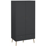 Tvilum Antracitno siva garderobna omara 99x200 cm Bodo – | Shoptok.si