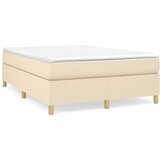 The Living Store Posteljni okvir krem 140x190 cm blago - Posteljni Okvir, (21531027) | Shoptok.si