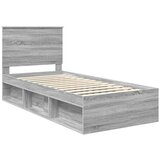 Okvir za krevet s uzglavljem Siva Sonoma 90 x 190 cm | shoptok.hr