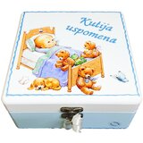  Škatlica spominov, darilo za krst, rojstni dan - 16x16x10cm - 16588 | Shoptok.si