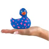 Big Teaze Toys My Duckie Romance 2.0 - vodootporni vibrator za klitoris (plavo-ružičasti) | shoptok.hr