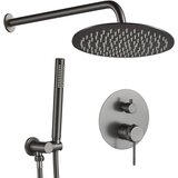 Rea Komplet tuša u ravnini Lungo Grip Gun Grey + BOX | shoptok.hr