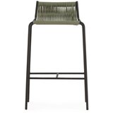 Marckeric Zelena metalna barska stolica (visine sjedala 65 cm) Emily – | shoptok.hr