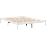  Dugi okvir kreveta bez madraca bijeli 140 x 220 cm od borovine | shoptok.hr