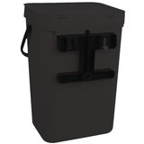 Orion Črn plastičen koš za smeti 10 l – | Shoptok.si