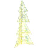 vidaXL Božićno drvce s 160 LED svjetlima Topla bijela 150 cm PET | shoptok.hr