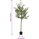  Umjetno stablo masline 700 listova 180 cm zeleno | shoptok.hr