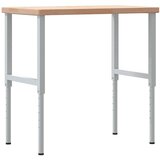  Radni stol 100x60x(73-99,5) cm od masivne hrastovine pravokutni | shoptok.hr