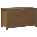  Kutija za pohranu boja meda 80x40x45 5 cm od masivne borovine | shoptok.hr