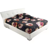 IMAB usnjena oblazinjena postelja Esedra 160x190 - več barv - bež