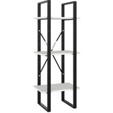 vidaXL ormarić za knjige s 5 razina bijeli 40 x 30 x 175 cm od iverice | shoptok.hr