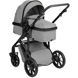 Kikka Boo kolica za bebe 3u1 Darling Premium Light Grey