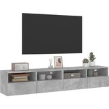  Zidni TV ormarići 2 kom siva boja betona 80 x 30 x 30 cm drveni | shoptok.hr