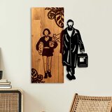 Wallity zidna dekoracija leon the professional, 44 x 58 cm, smeđa | ePonuda.com