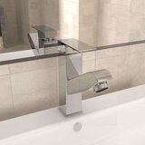 vidaXL Kopalniška armatura za umivalnik izvlečna srebrna 157x172 mm | Shoptok.si