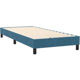 Box spring postelja z vzmetnico temno modra 80x220 cm žamet, (21791060) | Shoptok.si