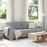 vidaXL Trosed svetlo siv 180 cm blago | Shoptok.si
