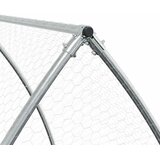  Kavez za kokoši srebrni 300 x 105 x 120 cm od pocinčanog čelika | shoptok.hr