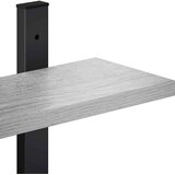  Zidna polica Siva Sonoma 102 x 13.5 x 102 cm Konstruirano drvo | shoptok.hr
