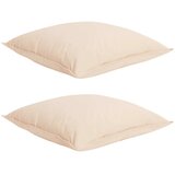  Set deka 2 kom. 140 x 220 cm 250 gsm Prirodni kapok Bež - 140 x 220 cm 60 x 60 cm | shoptok.hr