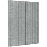 Krovni panel 36 pcs Srebrna 60 x 45 cm Pocinčani čelik | Eponuda.com
