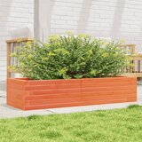  Vrtna sadilica voštano smeđe boje 110x40x23 cm od borovine | shoptok.hr