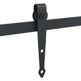 vidaXL Komplet drsnih vrat omarice 183 cm ogljikovo jeklo | Shoptok.si