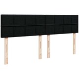 vidaXL Okvir kreveta s madracima crni 160x200cm od tkanine | shoptok.hr