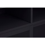 Unique Furniture Crni metalni ormar s kliznim vratima 90x180x40 cm Veep – | shoptok.hr