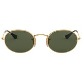 Ray-ban Sončna očala 'OVAL' zlata / zelena | Shoptok.si