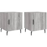 Maison Chic Dvo delni komplet Nočne omarice - Nočne mize siva sonoma 40x40x50 cm inženirski les, (21689907) | Shoptok.si