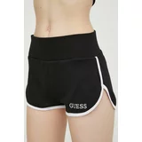 Guess Kratke hlače za na plažo črna barva