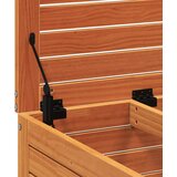  Vrtni tabure voštano smeđi 62x63,5x53,5 cm od masivne borovine | shoptok.hr