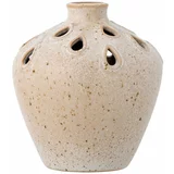 Bloomingville Bež vaza od kamenine (visina 15 cm) Minel –