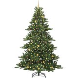 Umjetno božićno drvce s nogom Zelena 240 cm PVC i čelik | shoptok.hr