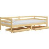 vidaXL Dnevni ležaj s ladicama 90 x 200 cm od masivne borovine | shoptok.hr