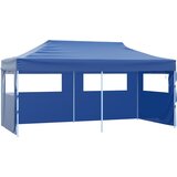 vidaXL profesionalen zložljiv vrtni šotor s 4 stranicami 3x6 m moder | Shoptok.si
