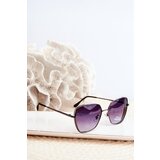 Kesi Women's Sunglasses with Glittering UV400 Inserts Black and Silver | shoptok.hr