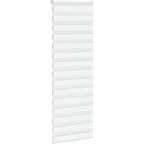 vidaXL Zebra senčilo bela 75x230 cm tkanina širina 70,9cm poliester | Shoptok.si