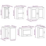  11-dijelni set kuhinjskih ormarića Porto konstruiranog drva | shoptok.hr