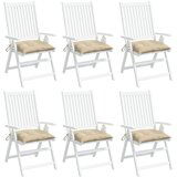 vidaXL Blazine za palete 6 kosov bež 50x50x7 cm oxford tkanina | Shoptok.si